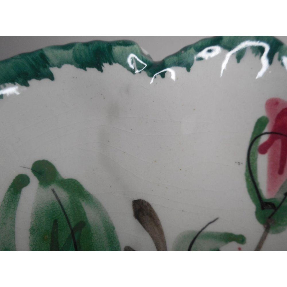 Vintage Italy Handpainted Floral trinket dish - Picture 3 of 7